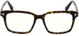 Thumbnail for your product : Tom Ford 51MM Plastic Blue Filter Optical Glasses
