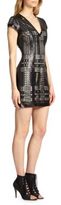 Thumbnail for your product : Parker Serena Laser-Cut Leather Dress