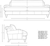 Thumbnail for your product : John Lewis & Partners Findon Grand 4 Seater Leather Sofa, Dark Leg
