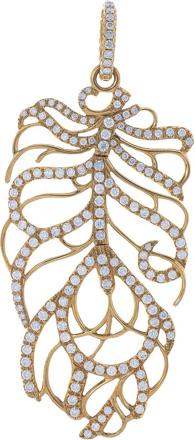 Loree Rodkin Articulated Medium Feather Pendant