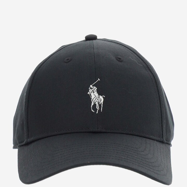 black polo hat