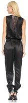 Thumbnail for your product : Band Of Outsiders Silk & Lace Sleeveless Jumpsuit
