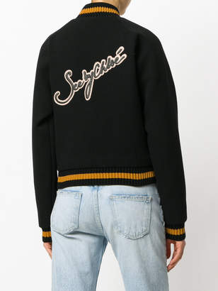 See by Chloe cropped bomber jacket