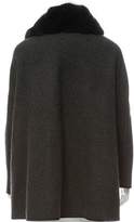 Thumbnail for your product : Loro Piana Chinchilla-Trimmed Cashmere Cardigan