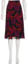 Thumbnail for your product : Tanya Taylor Printed Knee-Length Skirt