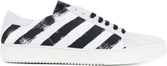 Off-White brushed diagonals sneakers