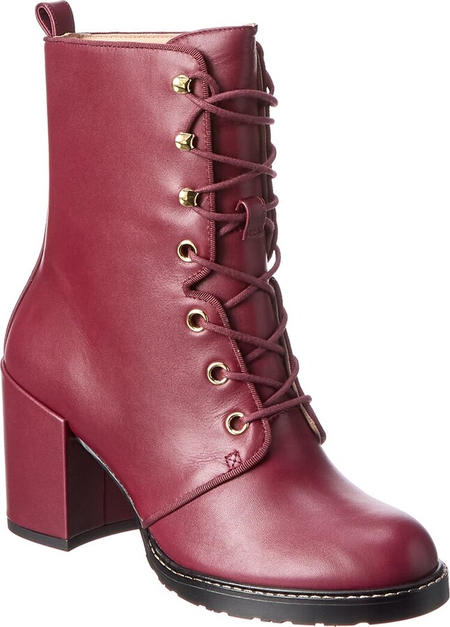 Women's Red Lace Up Boot | ShopStyle