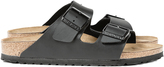 Thumbnail for your product : Birkenstock Black Birko Floor Arizona Sandals