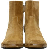 Thumbnail for your product : Calvin Klein Tan Suede Western Tod Boots