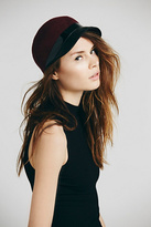 Thumbnail for your product : Ophelie Hats Croft Leather Brim Cabbie