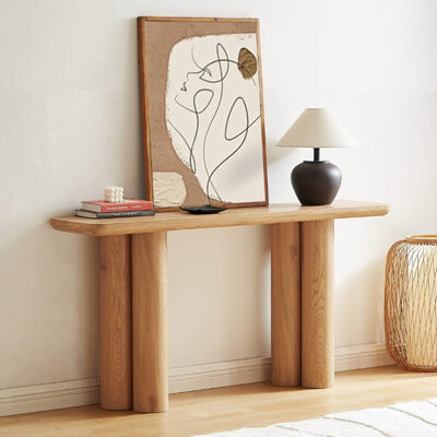 Orren Ellis American country-style simple retro console table