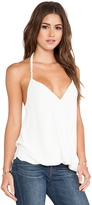 Thumbnail for your product : T-Bags 2073 T-Bags LosAngeles Drape Front Tank
