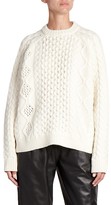 Thumbnail for your product : LOULOU STUDIO Ciprianu Cable Knit Wool & Cashmere Sweater