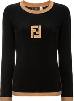 Thumbnail for your product : Fendi Pre-Owned 1990s FF logo jumper