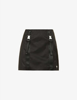 Thumbnail for your product : Prada High-waist recycled-nylon mini skirt