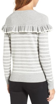 Women's Chelsea28 Ruffle Stripe Sweater