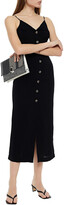 Thumbnail for your product : Nanushka Tie-back Ruched Woven Midi Dress