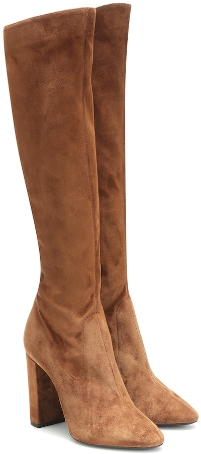 suede knee high boots uk