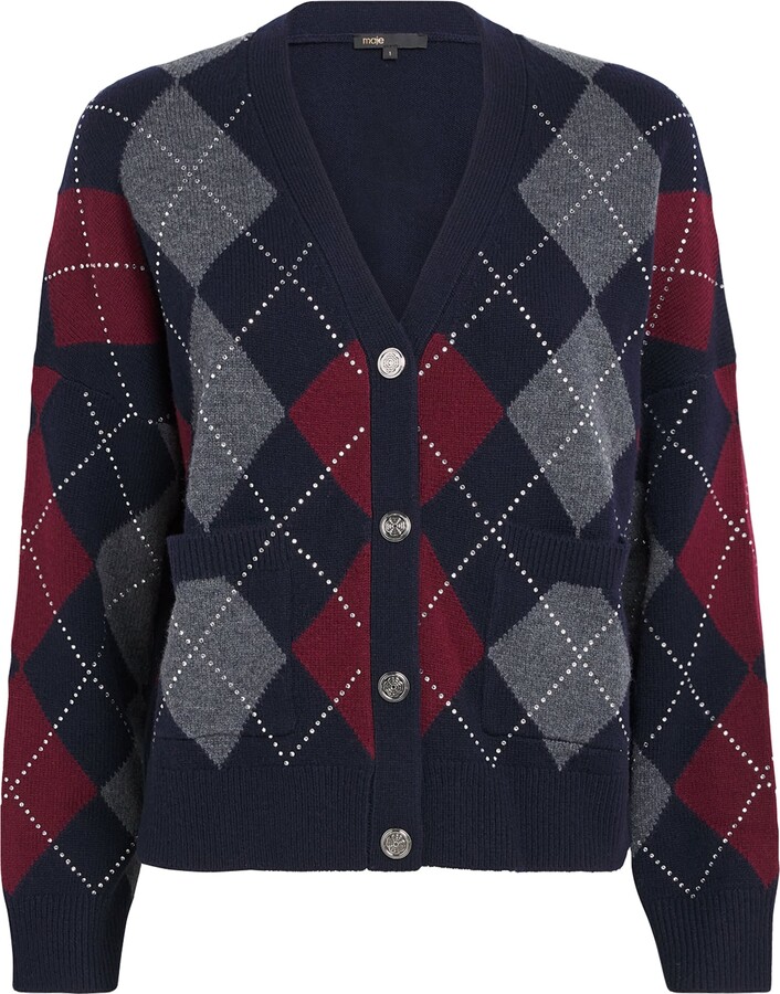 RATS ARGYLE CARDIGAN カーディガン ネイビー ARGYLE ZIP CARDIGAN – JOLLY ROGER