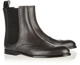 Thumbnail for your product : Bottega Veneta Brogue-detailed leather Chelsea boots