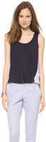 Thumbnail for your product : Band Of Outsiders Tank with Contrast Gussets