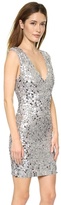 Thumbnail for your product : Alice + Olivia Low V Neck Sequin Dress
