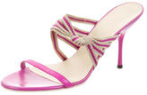 Thumbnail for your product : Gucci Web-Accented Slide Sandals