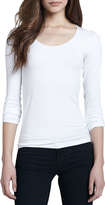 Thumbnail for your product : Neiman Marcus Majestic Paris for Marrow Two-Tone Top