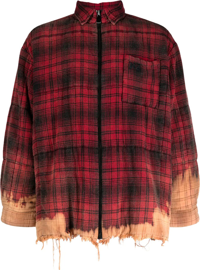 Natasha Zinko Bunny Heart check-pattern shirt