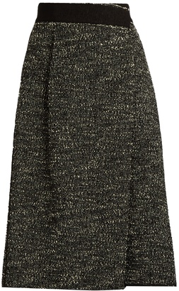 Marc Jacobs Bouclé tweed wool-blend skirt