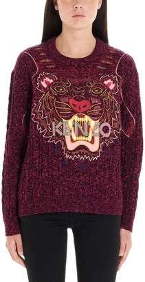 Kenzo Tiger Logo Embroidered Sweatshirt