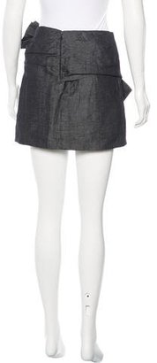 No.21 Bow-Accented Mini Skirt w/ Tags