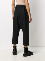 Thumbnail for your product : Sara Lanzi Cropped Drop Crotch Trousers