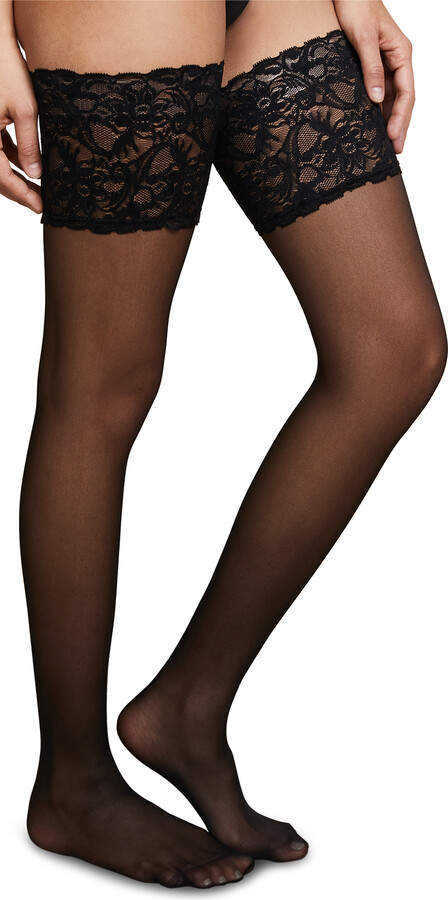 Falke Seidenglatt Lace Stay Ups