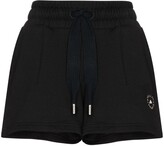 Thumbnail for your product : adidas by Stella McCartney Sweat fleece drawstring shorts