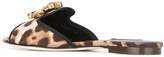 Thumbnail for your product : Dolce & Gabbana embellished flat sandals