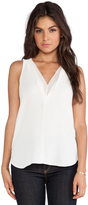 Thumbnail for your product : Rebecca Taylor Chiffon Mix Tank
