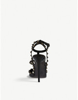 Thumbnail for your product : Valentino Garavani Women's Black Rockstud 100 Patent-Leather Courts, Size: EUR 41.5 / 8.5 UK