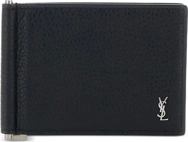 Saint Laurent Logo Calf Wallet