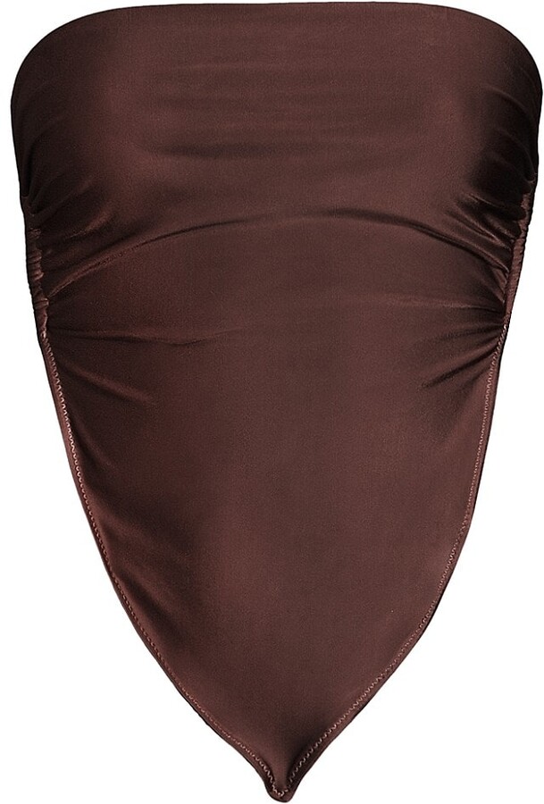 Frankie's Bikinis Indy Satin Bikini Top ShopStyle Two Piece Swimsuits