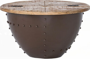 Latitude Run Modern Industrial Coffee Table