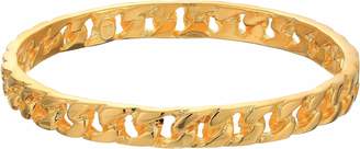 Kenneth Jay Lane Kenneth Jay Lane Polished Gold Chain Link Bangle Polished Gold One Size