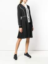 Thumbnail for your product : Karl Lagerfeld Paris logo scarf midi dress