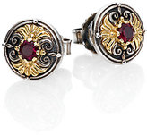 Thumbnail for your product : Konstantino Artemis Rhodolite, 18K Yellow Gold & Sterling Silver Stud Earrings