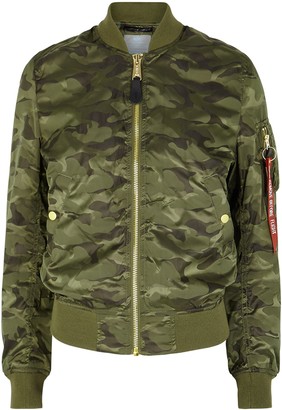 Alpha Industries MA-1 VF camouflage bomber jacket