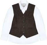 Thumbnail for your product : Monsoon Boys Bradley Waistcoat and Shirt Set