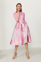 Thumbnail for your product : Coast Clipped Jacquard Full Midi Dress