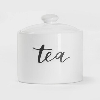 Threshold Tea Food Storage Canister White