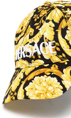 Versace Barocco pattern-print cap