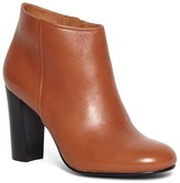 Thumbnail for your product : Brooks Brothers Short Leather Stacked Heel Booties